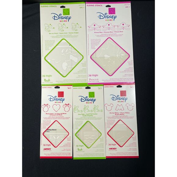 Disney Home, Sliding Stencils, EZ by Wrights, Quilting - Picture 1 of 7